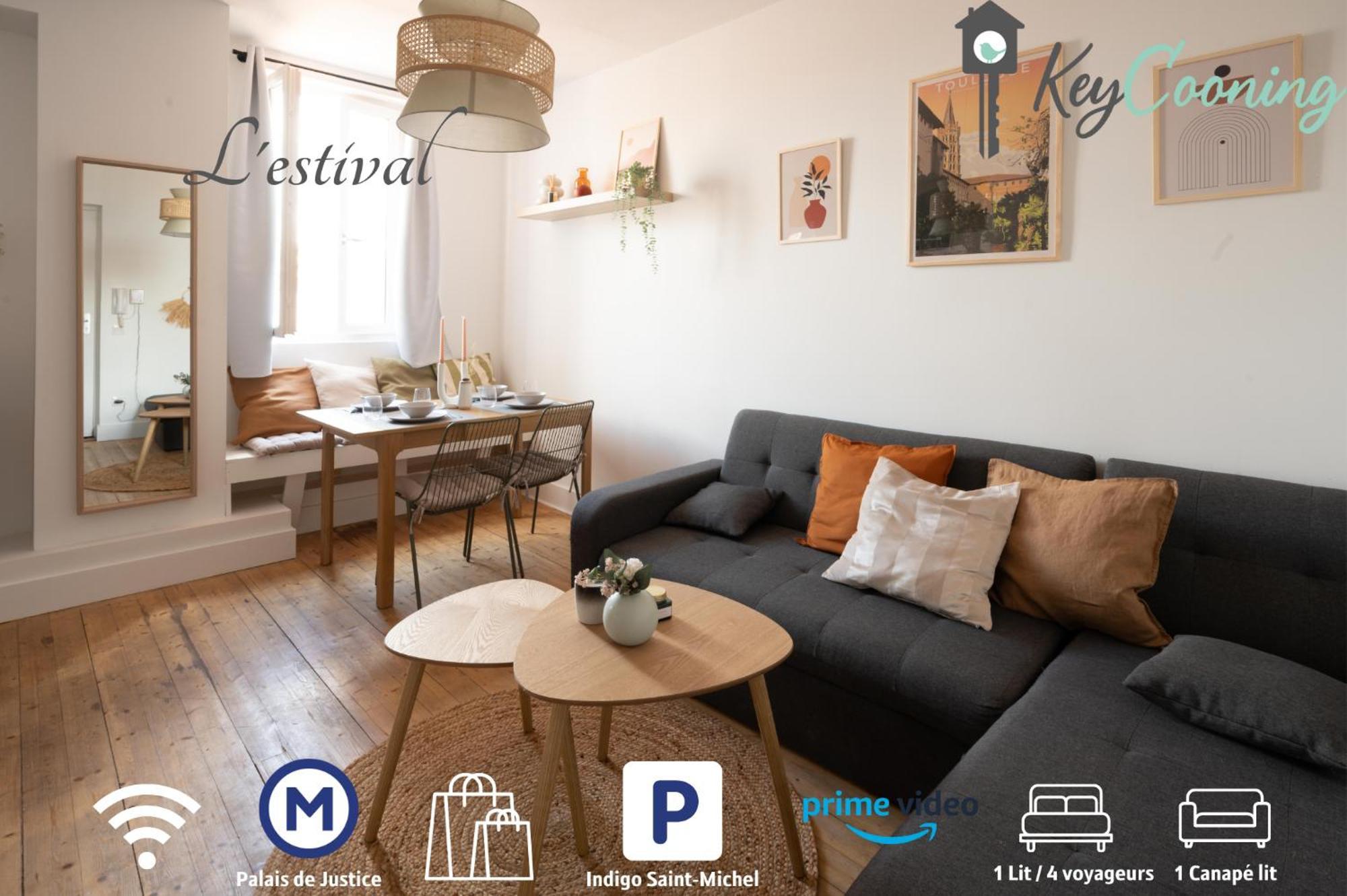 Apartamento L'estival Champêtre - Métro Et Tramway A Côté *